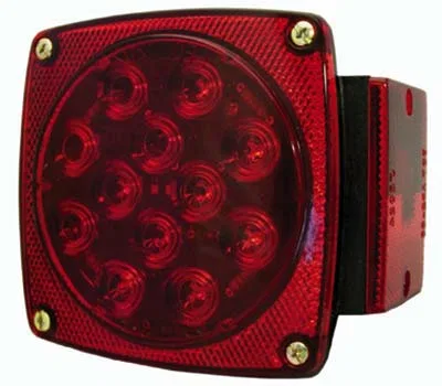 J-24245-NC – JAMMY Trailer Light, Stop/Turn/Tail/ Backup Light 12 Diode 6-Function And 7-Function Su - view 2